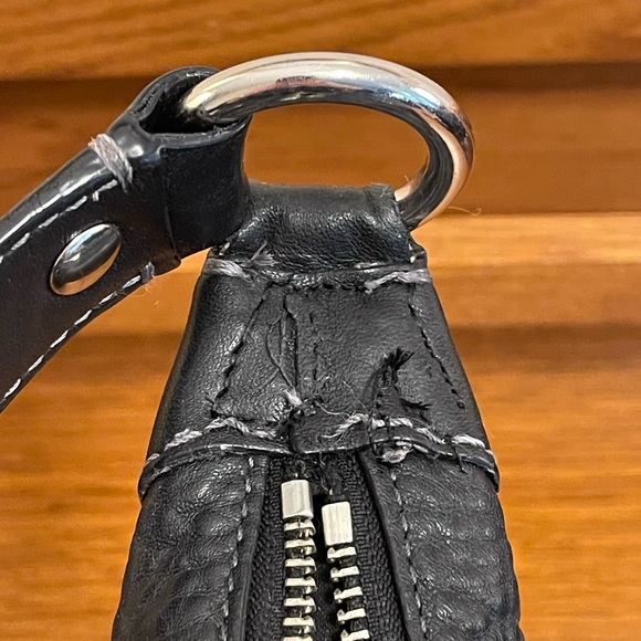 Coach Penelope 2010 Black Pebbled Leather Shoulder Bag - Picture 8 of 11